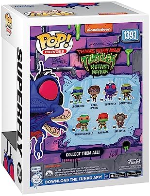 Funko POP Movies Teenage Mutant Ninja Turtles TMNT - Baxter Stockman - Superfly - Collectable Vinyl Figure