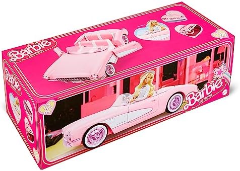 Barbie The Movie Car Pink Corvette Convertible HPK02