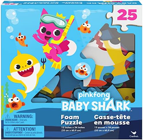 Spin Master Pinkfong Baby Shark 25-Piece Foam Jigsaw Puzzle