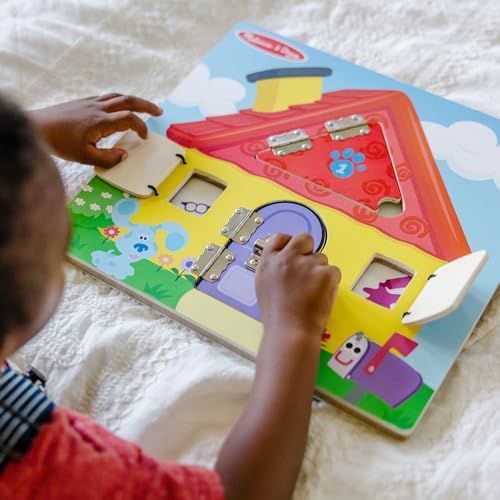 Melissa & Doug Melissa Doug Blue's Clues You Wooden Activity Board with Clue Cards - FSC