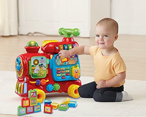 VTech Sit-to-Stand Ultimate Alphabet Train Frustration Free Packaging Pink