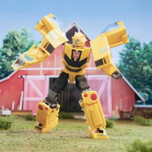 Transformers Toy EarthSpark Deluxe Class Bumblebee 12.5 cm Action Figure Robot Toy for