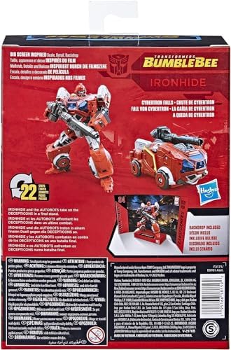 Transformers Studio Series 84 Deluxe Class Bumblebee Ironhide Action Figure - Ages 8 and
