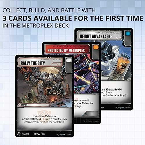 Transformers TCG Metroplex Deck Foil Titan-Sized Character Card 44 Cards Incl. Scamper