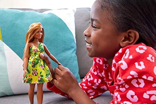 Barbie Fashionistas Doll with Long Blonde Hair - Tropical Outfit