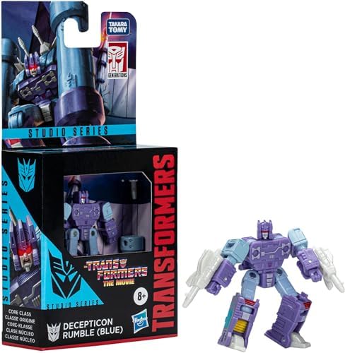 Transformers Studio Series Core Class The The Movie Decepticon Rumble Blue Action Figure
