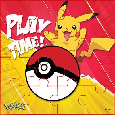 Pokemon Style Characters Jigsaw Puzzle Pack of 6 Total 96 Pieces Assortment 1