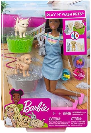 Barbie Play 'n Wash Pets Playset