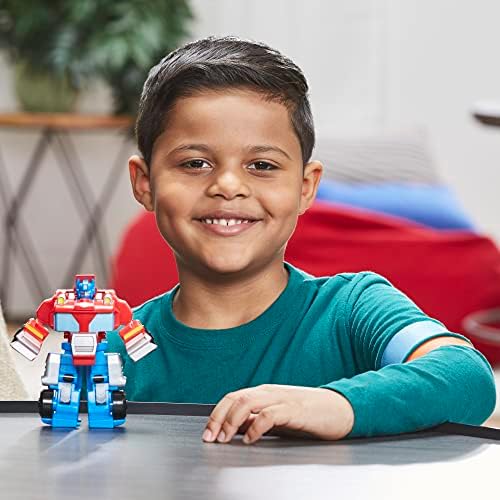 Transformers Playskool Heroes Rescue Bots Academy Team Optimus Prime 4.5-Inch Action