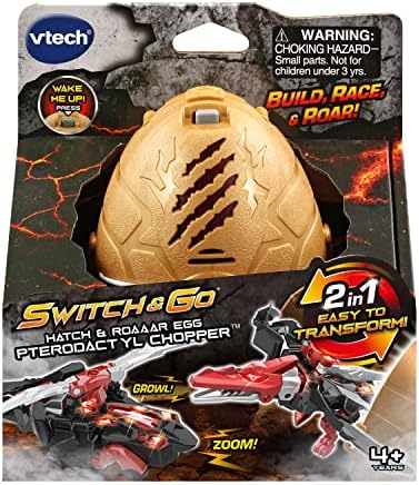 VTech Switch and Go Hatch and Roaaar Egg Pterodactyl Chopper
