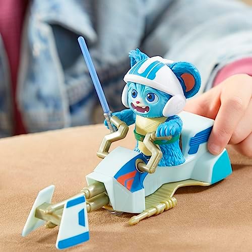 Hasbro Star Wars Young Jedi Adventures Nubs Figure Speeder Bike 4-Inch Scale Action Figures Vehicle