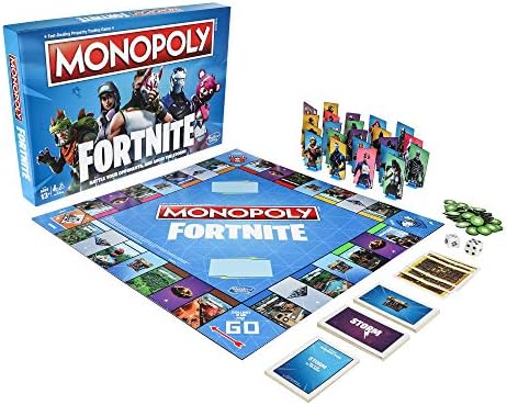 Hasbro Fortnite Edition Monopoly Board Game 2-7 Players