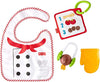 Fisher-Price Cutest Chef Gift Set 4 cooking-themed baby toys with wearable bib and