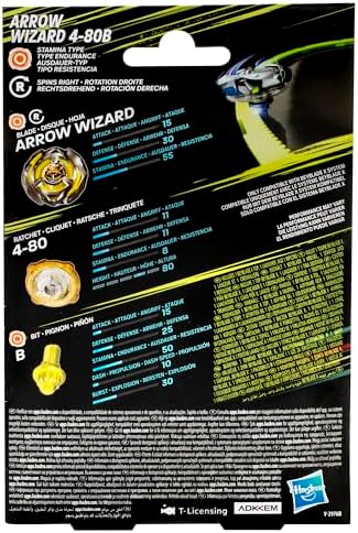 Hasbro Beyblade F9582ES1 Beyblade BBX Arrow Wizard Stamina