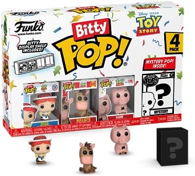 Funko Bitty Pop Toy Story - Jessie 4PK - Jessie Bullseye Hamm and A Surprise Mystery Mini
