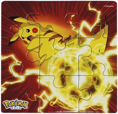 Topps Pokemon Style Characters Zigsaw Puzzle Pack of 6 Total 96 Pieces Assortment 2