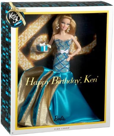 Barbie Collector Happy Birthday Ken Glamour Barbie Doll