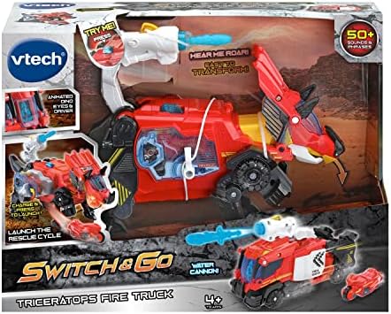 VTech Switch and Go Triceratops Fire Truck