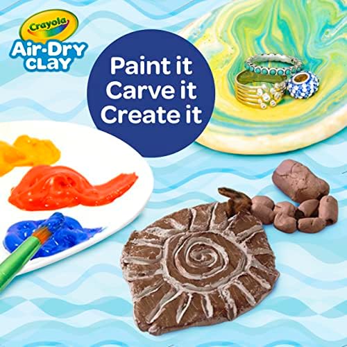 Crayola Air Dry Clay 5lbs Natural White Modeling Clay for Sculpting Material Bulk Craft