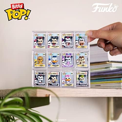 Funko Bitty POP Disney - Mickey 4-Pack - Mickey Mouse Minnie Mouse Pink Dress Pluto and A