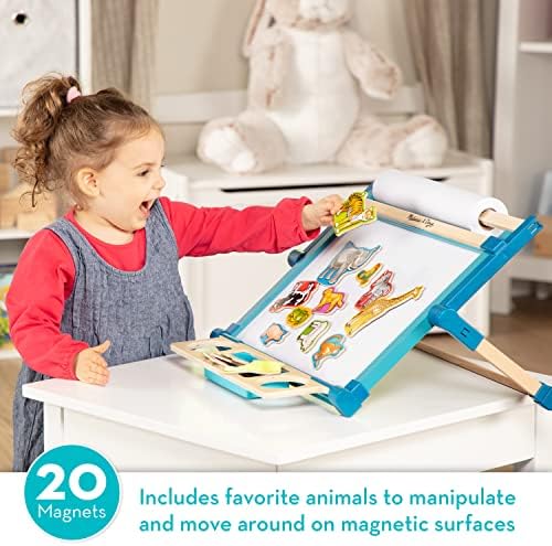 Melissa & Doug Melissa Doug 20 Wooden Animal Magnets in a Box Cute Animal Fridge Magnets