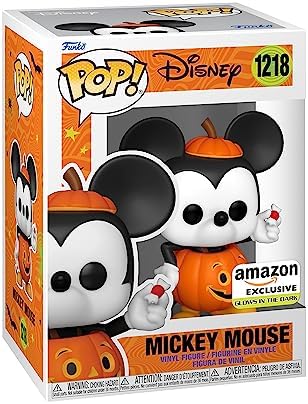 Funko POP Disney Mickey Mouse Trick or Treat - Glow in The Dark - Collectable Vinyl Figure