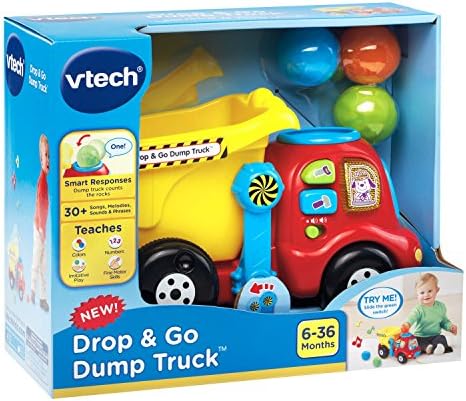 VTech Drop and Go Dump Truck Yellow
