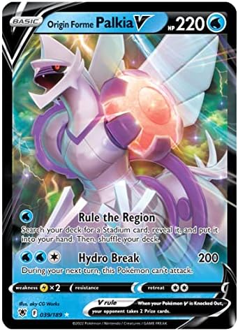 Pokemon TCG Origin Forme Palkia VSTAR League Battle Deck