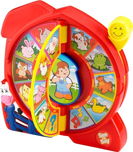 Fisher-Price Little People Toddler Toy See 'n Say The Farmer Says Learning Game with