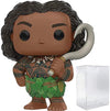 Funko Disney Moana - Maui Pop Vinyl Figure Bundled with Compatible Box Protector Case