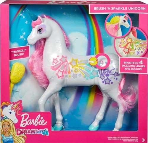 Barbie Dreamtopia Unicorn Brush 'n Sparkle Interactive Toy