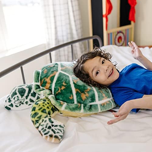 Melissa & Doug Melissa Doug Giant Sea Turtle - Lifelike Stuffed Animal