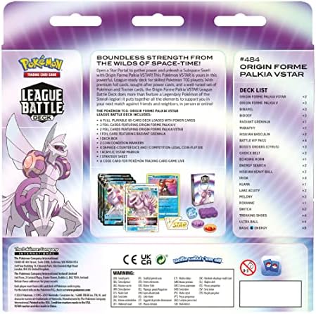 Pokemon TCG Origin Forme Palkia VSTAR League Battle Deck