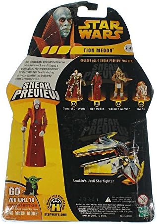 Hasbro Star Wars Revenge of The Sith Figure Tion Medon