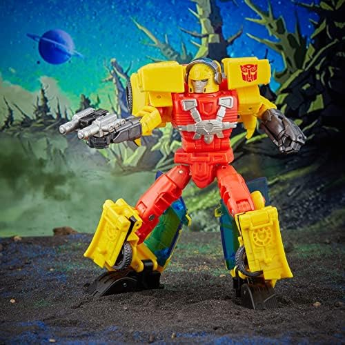 Transformers Legacy Evolution Deluxe Armada Universe Hot Shot Toy 5.5-inch Action Figure