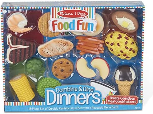 Melissa & Doug Melissa Dougi Combine Dine Dinners Food Fun Toy 1 Theme Compatible MD