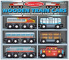 Melissa & Doug Melissa Doug Wooden Train Cars Set