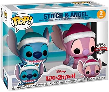 POP Funko Pop 2 Pack Stitch and Christmas Angel