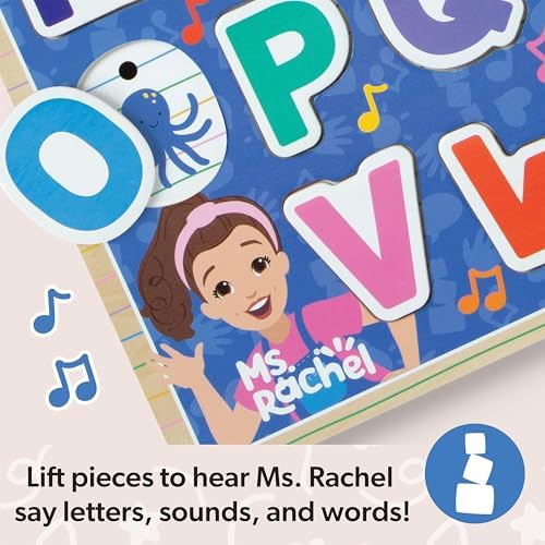 Melissa & Doug Melissa Doug Ms. Rachela Wooden Phonics Alphabet Sound Puzzle