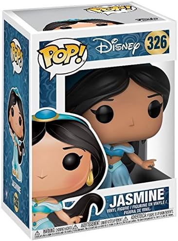 Disney Aladdin - Jasmine Funko Pop Vinyl Figure Includes Compatible Pop Box Protector Case