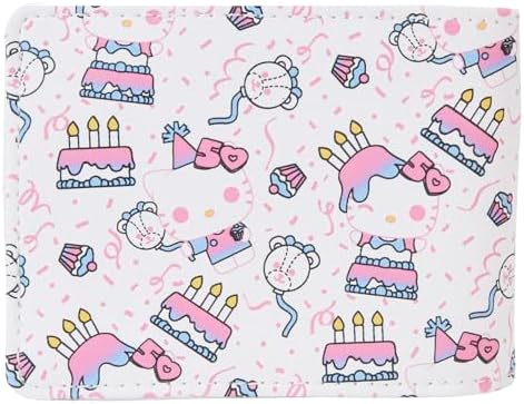 Funko Pop Sanrio Hello Kitty 50th Anniversary All Over Print Cake Bi-Fold Wallet