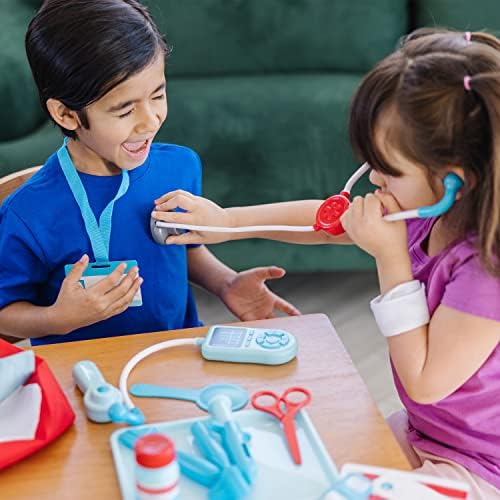 Melissa & Doug Melissa Doug Get Well Doctor's Kit - 25 Toy Pieces - Doctor Role Doctor
