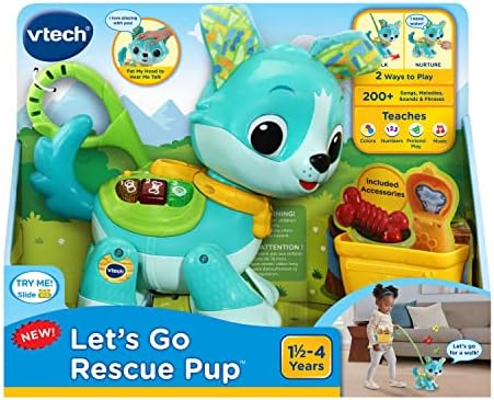 VTech Let's Go Rescue Pup Teal