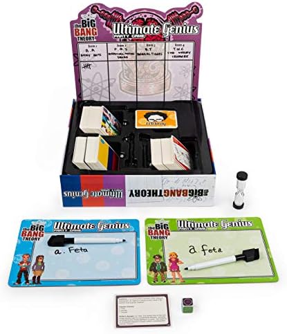 Spin Master Big Bang Theory TV Show Ultimate Genius Party Game for Teens Adults and 12