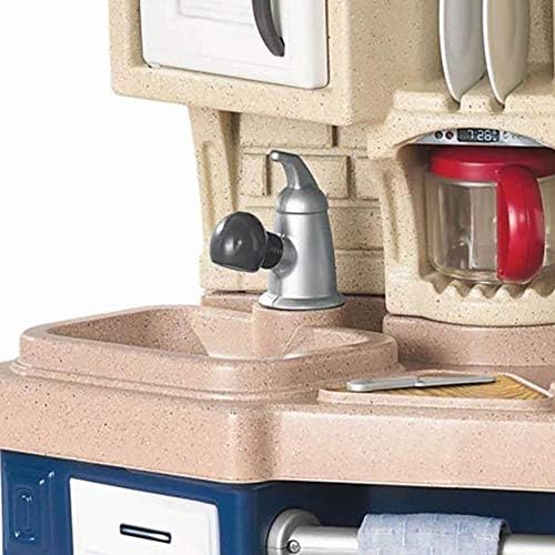 Little Tikes Super Chef Kitchen Blue Cream 14.00 l x 28.00 w x 40.00 h inches