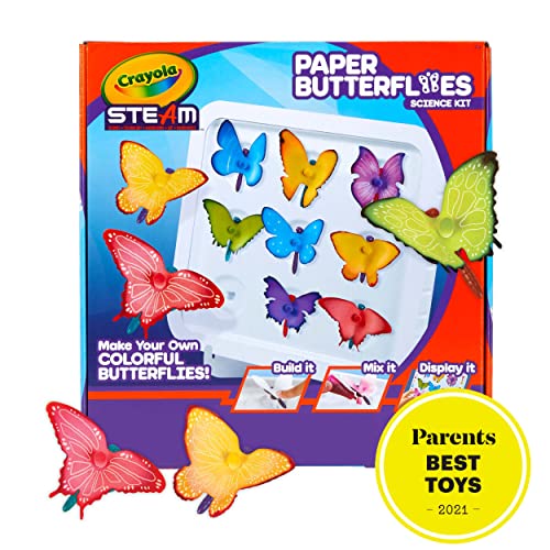 Crayola Paper Butterfly Science Kit STEAM Toy Ages 7 8 9 10