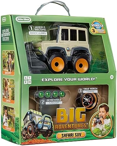 Little Tikes Big Adventures Binocular Searching Safari SUV STEM Toy Vehicle