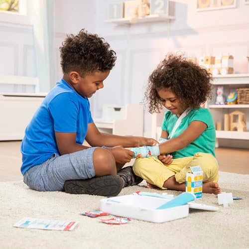 Melissa & Doug Melissa Doug Get Well First Aid Kit - 25 Toy Pieces - Pretend Play