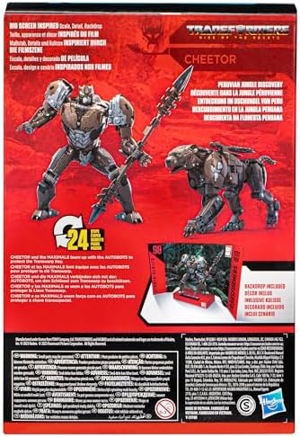 Transformers Studio Series Voyager 98 Rise of The Beasts Cheetor 16.5 cm Action Figure