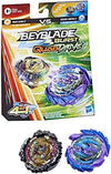 Beyblade Hasbro Hasbro Burst QuadDrive Wrath Fafnir F7 and Berserk Linwyrm L7 Spinning